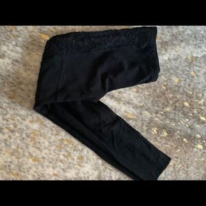 Just Cavalli Black Stretch Lace Leggings